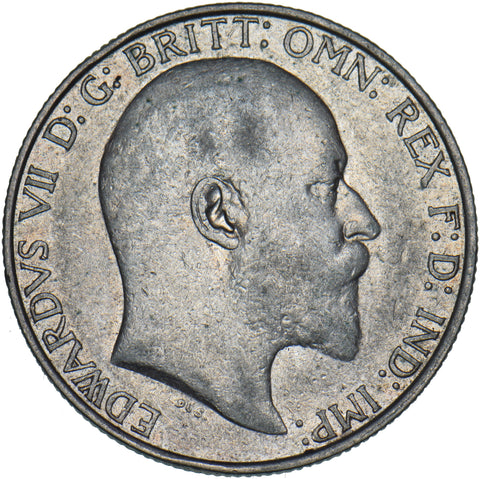 1909 Florin - Edward VII British Silver Coin