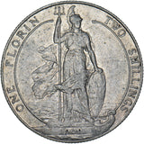 1909 Florin - Edward VII British Silver Coin
