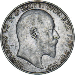 1910 Florin - Edward VII British Silver Coin - Nice
