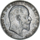 1910 Florin - Edward VII British Silver Coin - Nice