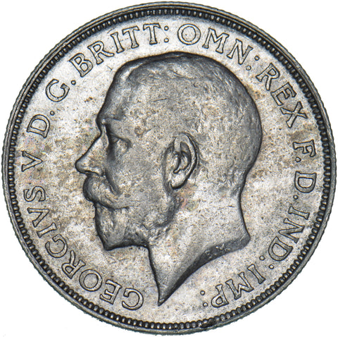 1912 Florin - George V British Silver Coin - Nice