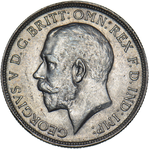 1916 Florin - George V British Silver Coin - Very Nice