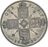 1920 Florin - George V British Silver Coin - Nice