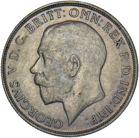 1921 Florin - George V British Silver Coin - Nice