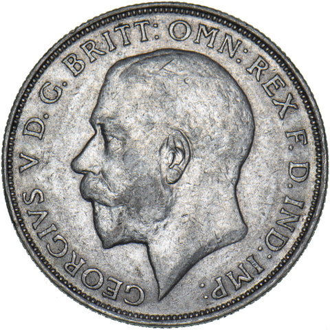 1923 Florin - George V British Silver Coin - Nice