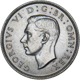 1939 Florin - George VI British Silver Coin - Very Nice