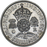 1939 Florin - George VI British Silver Coin - Very Nice