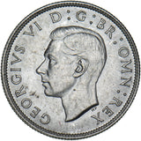 1940 Florin - George VI British Silver Coin - Superb