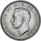 1941 Florin - George VI British Silver Coin - Superb