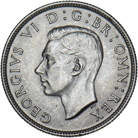 1941 Florin - George VI British Silver Coin - Superb