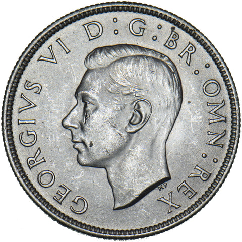 1942 Florin - George VI British Silver Coin - Superb