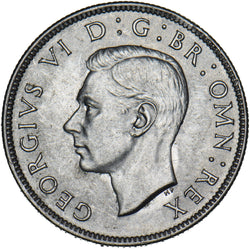 1943 Florin - George VI British Silver Coin - Superb