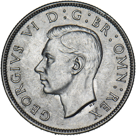 1943 Florin - George VI British Silver Coin - Superb