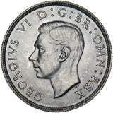 1944 Florin - George VI British Silver Coin - Superb