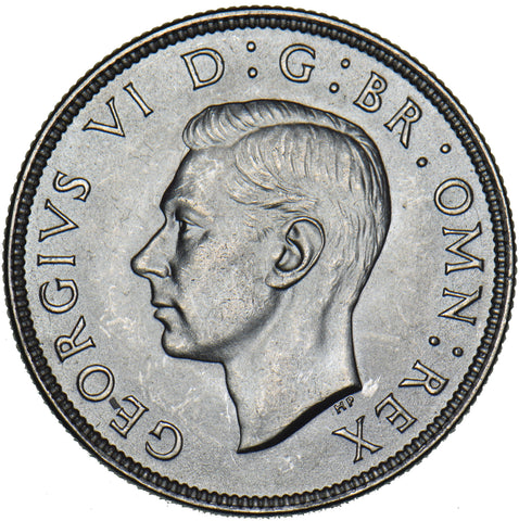 1945 Florin - George VI British Silver Coin - Superb