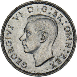 1945 Florin - George VI British Silver Coin - Superb