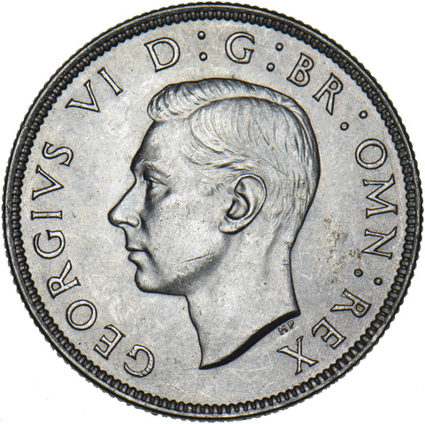 1946 Florin - George VI British Silver Coin - Superb