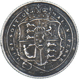 1817 Sixpence - George III British Silver Coin - Nice
