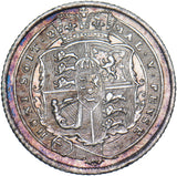 1817 Sixpence - George III British Silver Coin - Very Nice