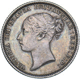 1874 Sixpence - Victoria British Silver Coin - Very Nice