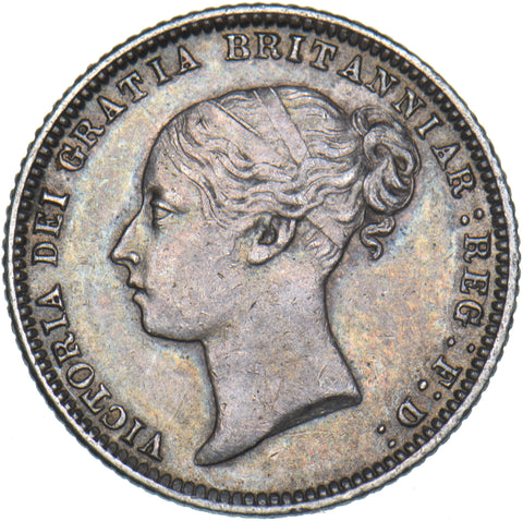 1874 Sixpence - Victoria British Silver Coin - Very Nice
