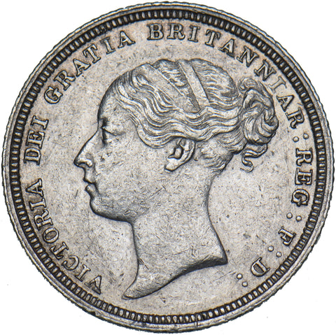 1881 Sixpence - Victoria British Silver Coin - Very Nice
