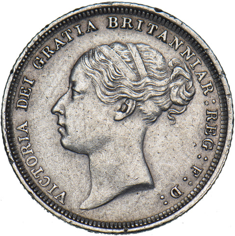 1883 Sixpence - Victoria British Silver Coin - Very Nice