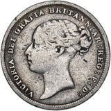 1883 Sixpence - Victoria British Silver Coin