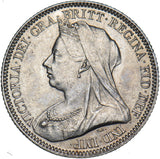 1893 Sixpence - Victoria British Silver Coin - Very Nice