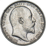 1906 Sixpence - Edward VII British Silver Coin - Very Nice