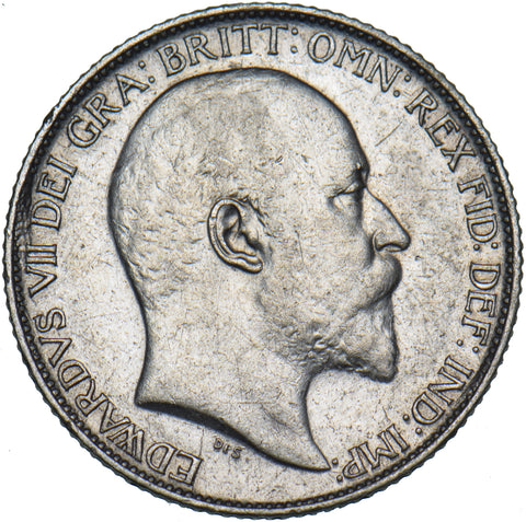 1906 Sixpence - Edward VII British Silver Coin - Very Nice