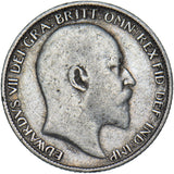 1906 Sixpence - Edward VII British Silver Coin