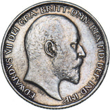 1910 Sixpence - Edward VII British Silver Coin - Nice
