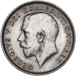 1920 Sixpence - George V British Silver Coin - Nice