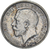 1924 Sixpence - George V British Silver Coin - Very Nice
