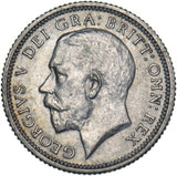 1926 Sixpence - George V British Silver Coin - Very Nice