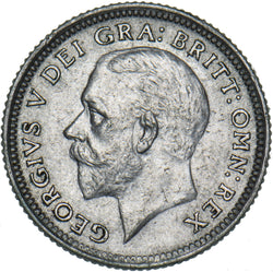 1926 Sixpence - George V British Silver Coin - Very Nice