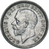 1926 Sixpence - George V British Silver Coin - Very Nice