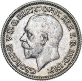 1930 Sixpence - George V British Silver Coin - Nice