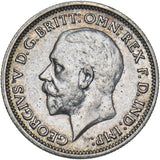 1936 Sixpence - George V British Silver Coin - Very Nice