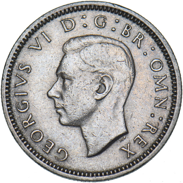 1952 Sixpence - George VI British Coin - Nice