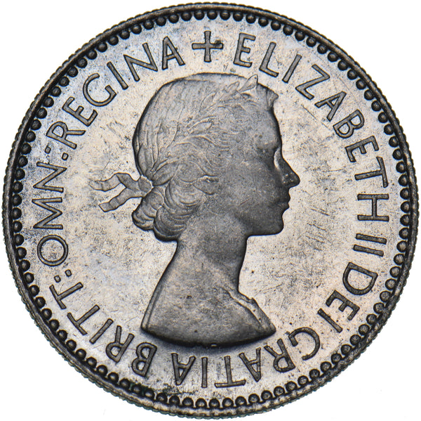 1953 Proof Sixpence - Elizabeth II British Coin - Superb