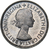 1953 Proof Sixpence - Elizabeth II British Coin - Superb