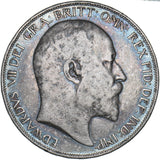 1902 Crown - Edward VII British Silver Coin - Nice
