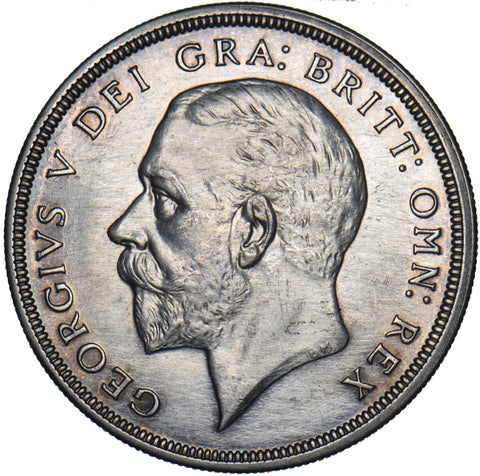 1927 Proof Wreath Crown - George V British Silver Coin - Very Nice