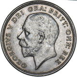 1930 Wreath Crown - George V British Silver Coin - Very Nice