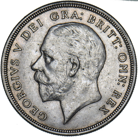 1930 Wreath Crown - George V British Silver Coin - Very Nice