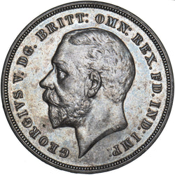 1935 Crown - George V British Silver Coin - Very Nice