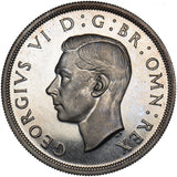 1937 Proof Crown (Cameo) - George VI British Silver Coin - Superb