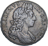 1700 Halfcrown - William III British Silver Coin - Nice